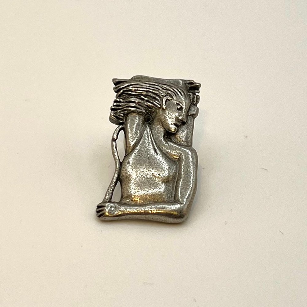 Jim Clift Pewter Peoples Pottery 1999 Pin